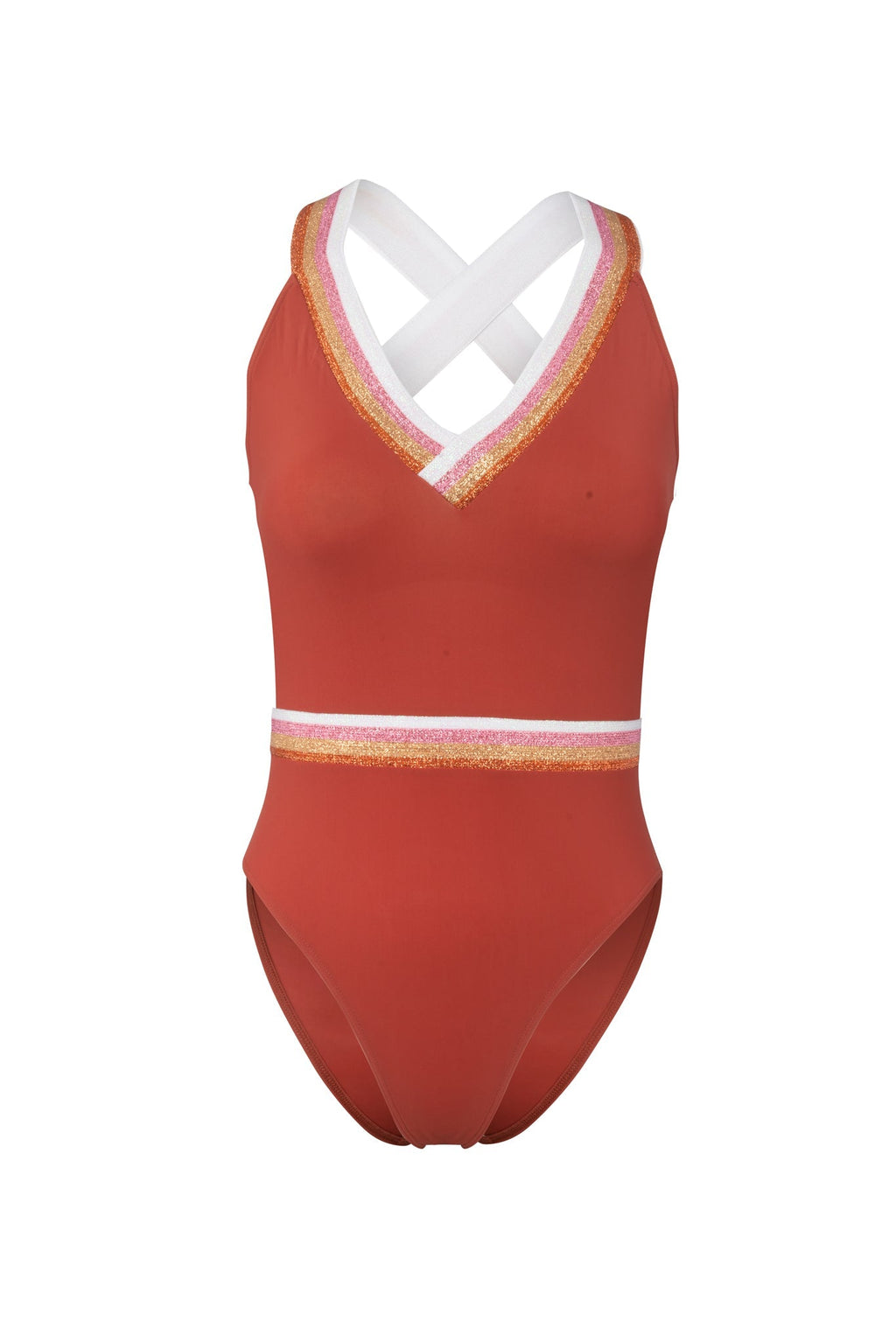 Maillot 1 Pièce Amour A La Plage Cuivre