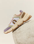 Baskets Basses Orna - Lilas Vert Blanc - Femme