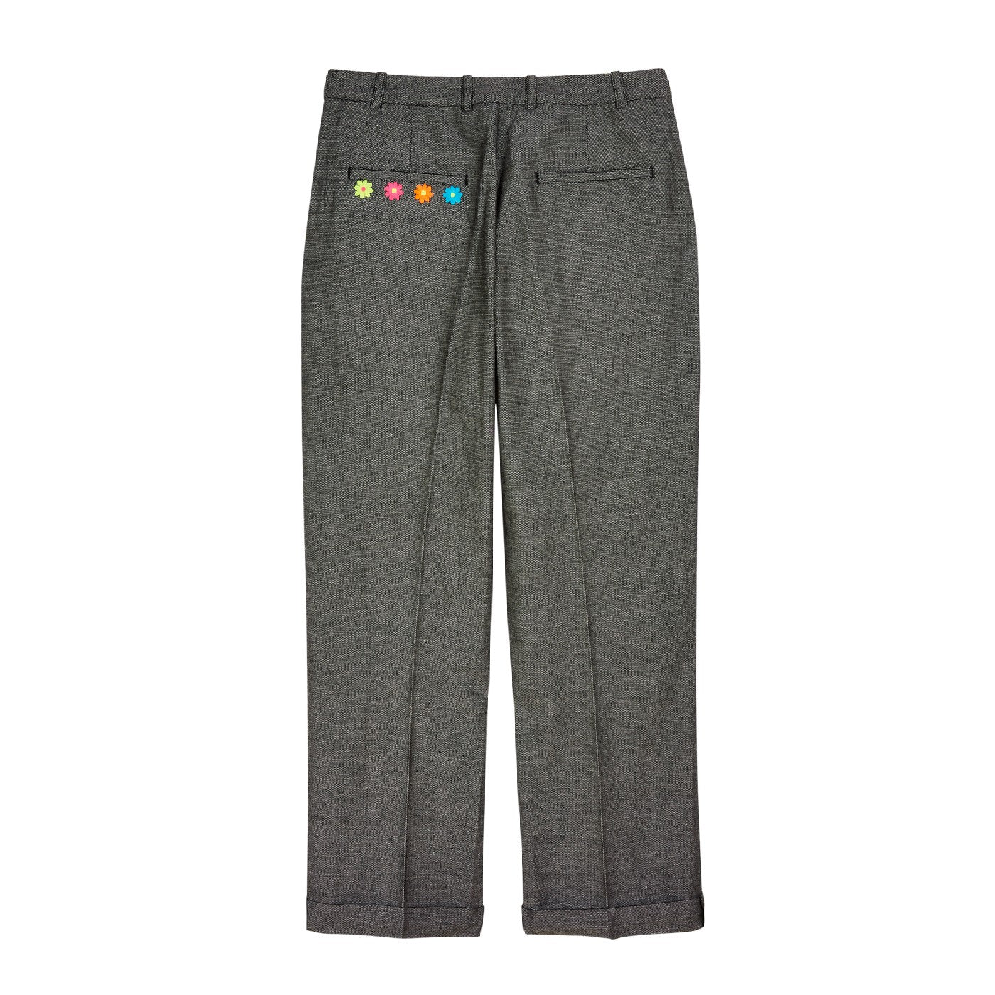 Pantalon Flower Embroidered Tailored