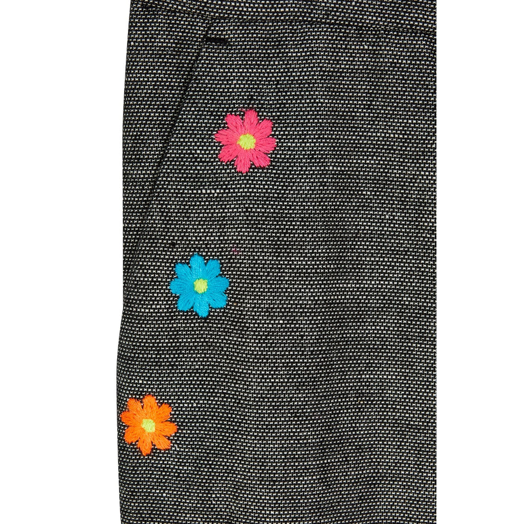 Pantalon Flower Embroidered Tailored