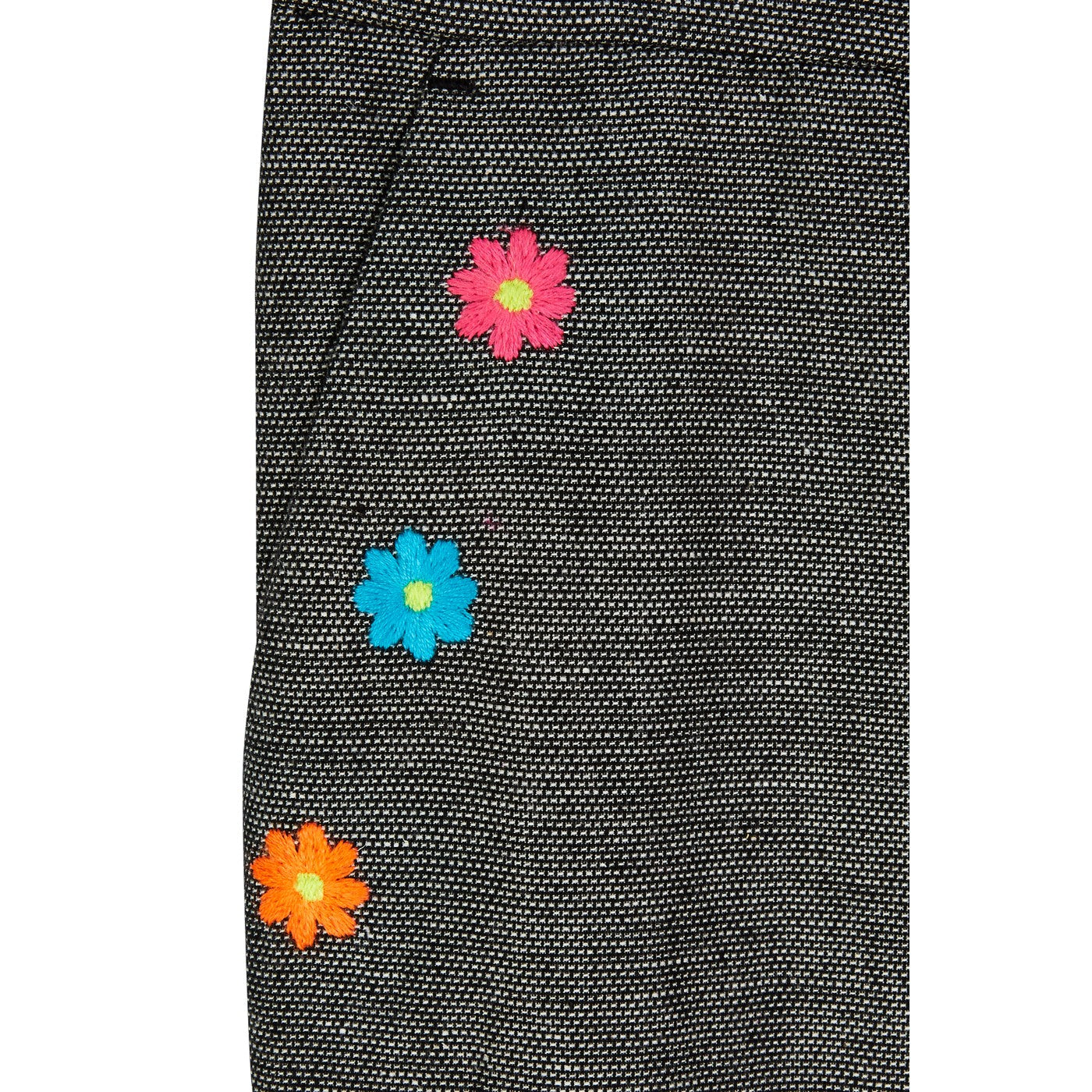 Pantalon Flower Embroidered Tailored