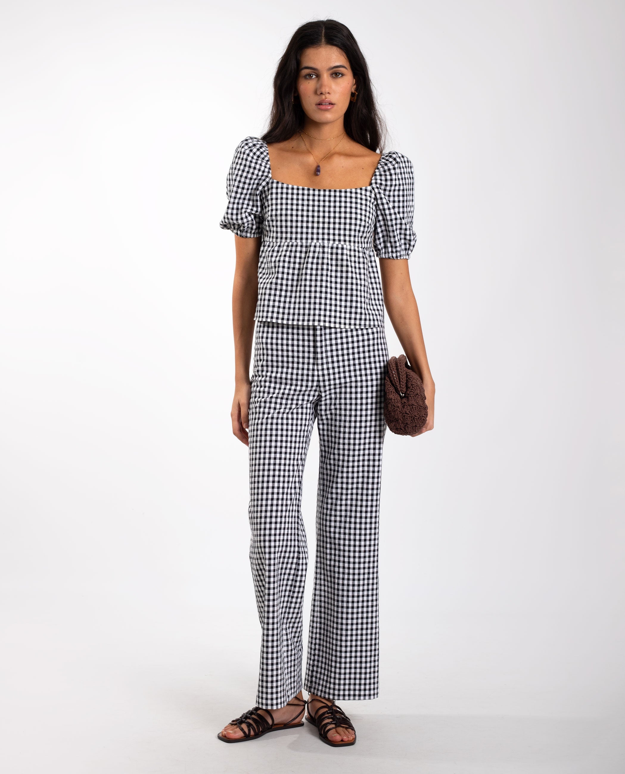 Pantalon Sunset Lover - Blanc Et Noir