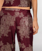 Pantalon Ruby Bloom - Bordeaux