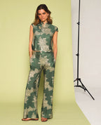 Pantalon Jade Bloom - Vert