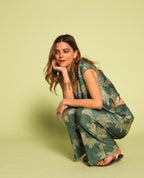 Pantalon Jade Bloom - Vert