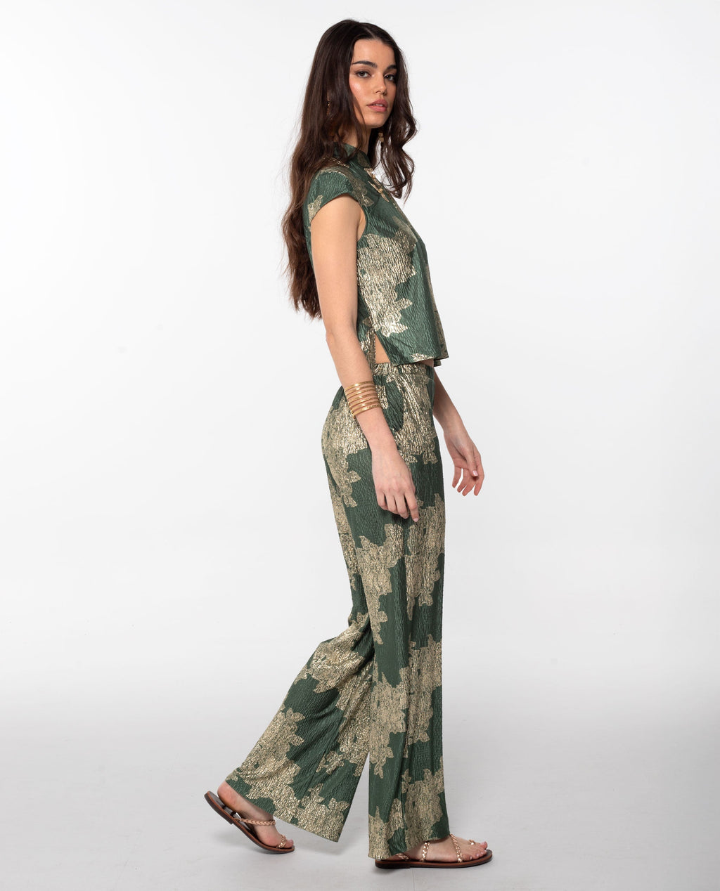 Pantalon Jade Bloom - Vert