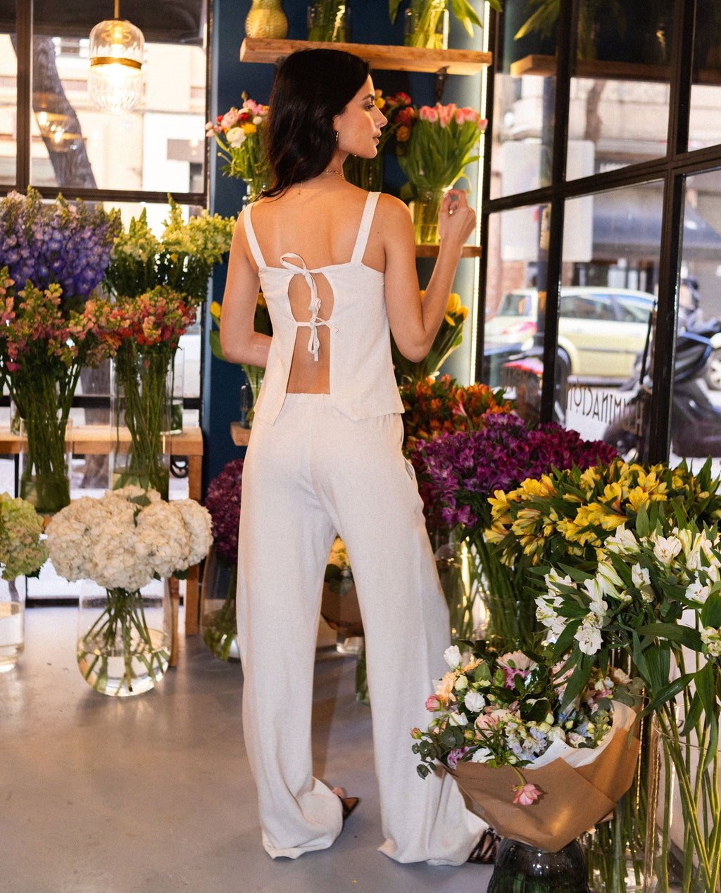 Pantalon Mediterranean Spirit - Écru