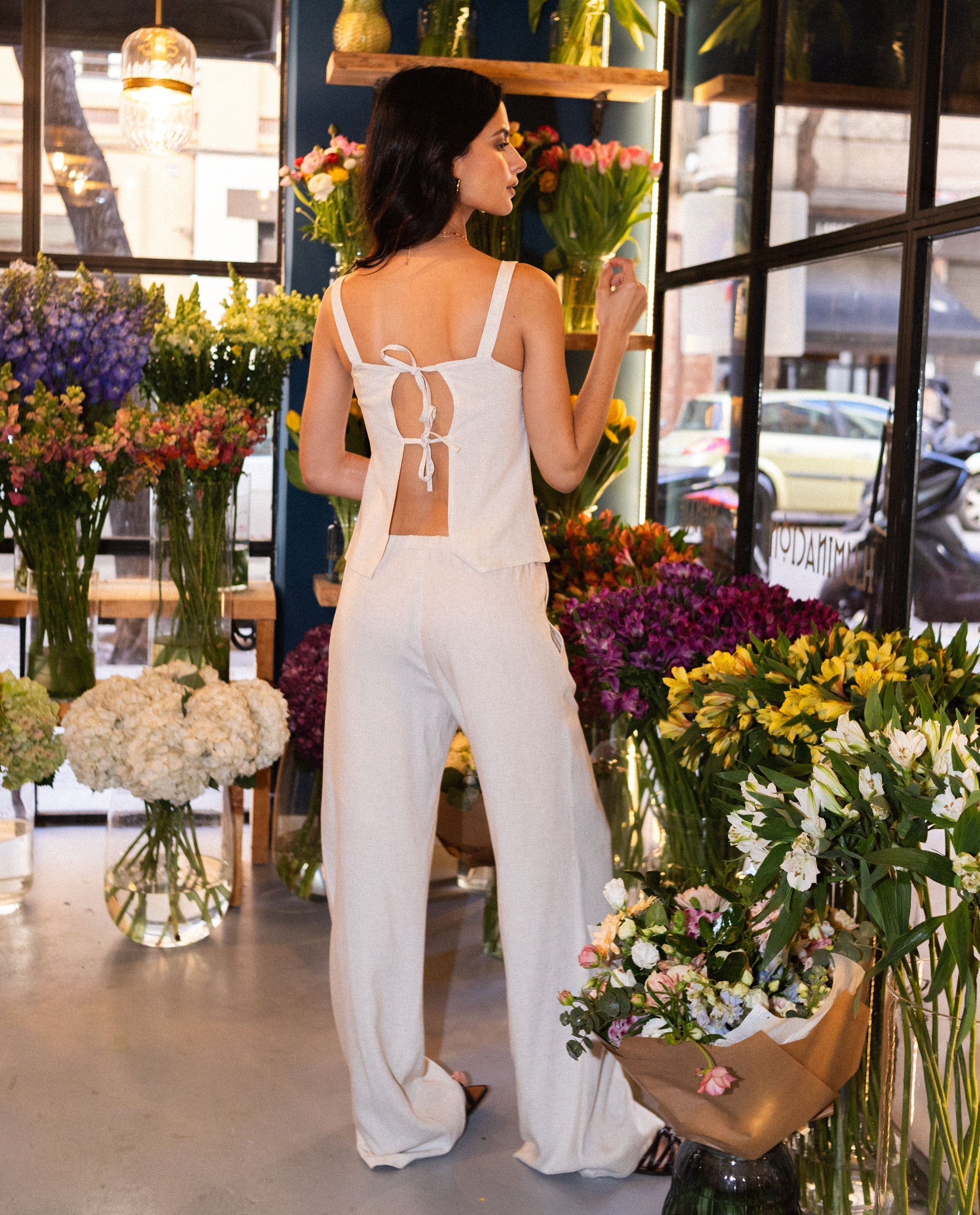Pantalon Mediterranean Spirit - Écru
