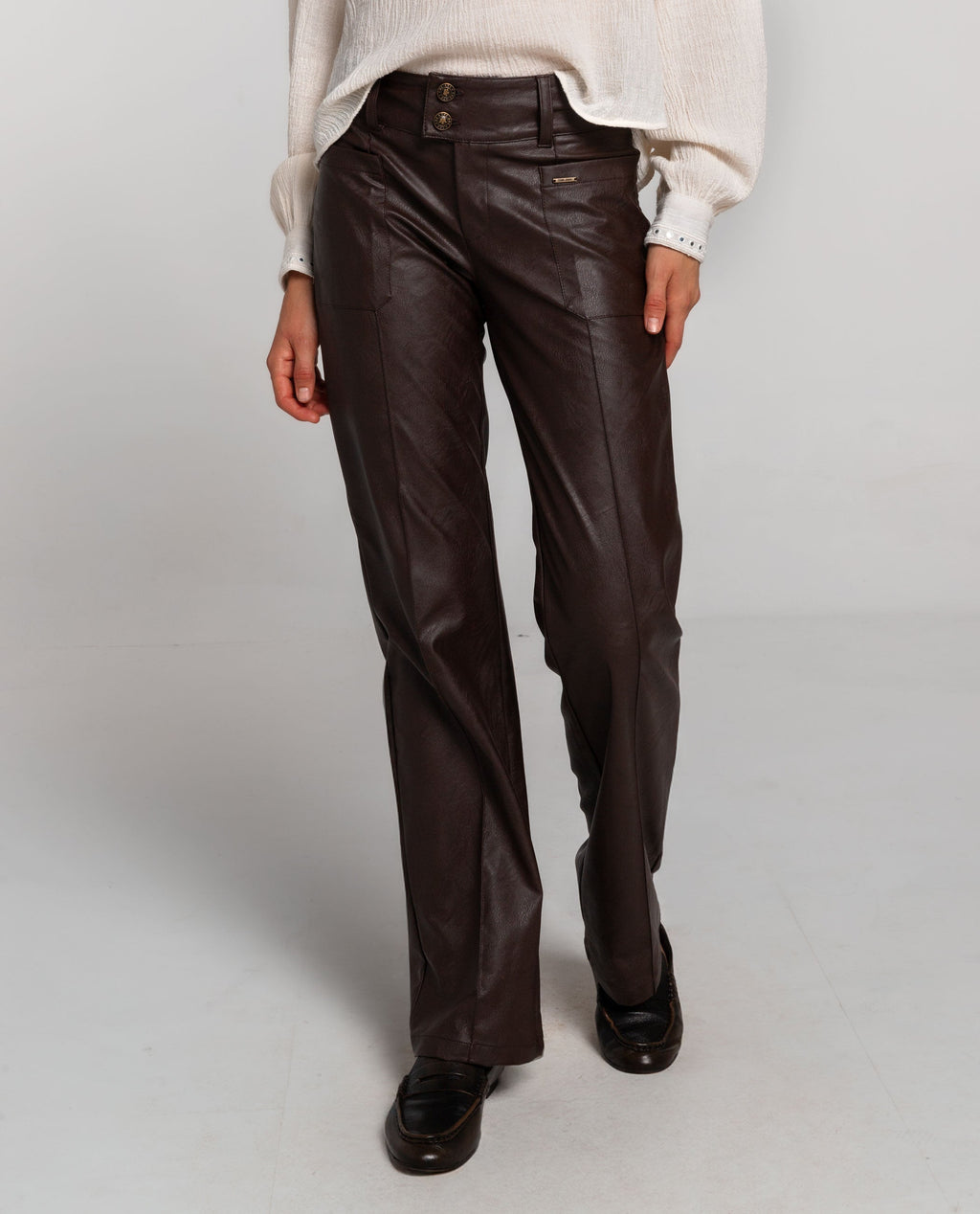 Pantalon Out From Routine - Marron