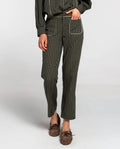 Pantalon First Coffee - Carreaux