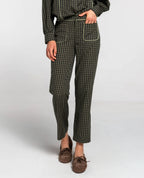 Pantalon First Coffee - Carreaux