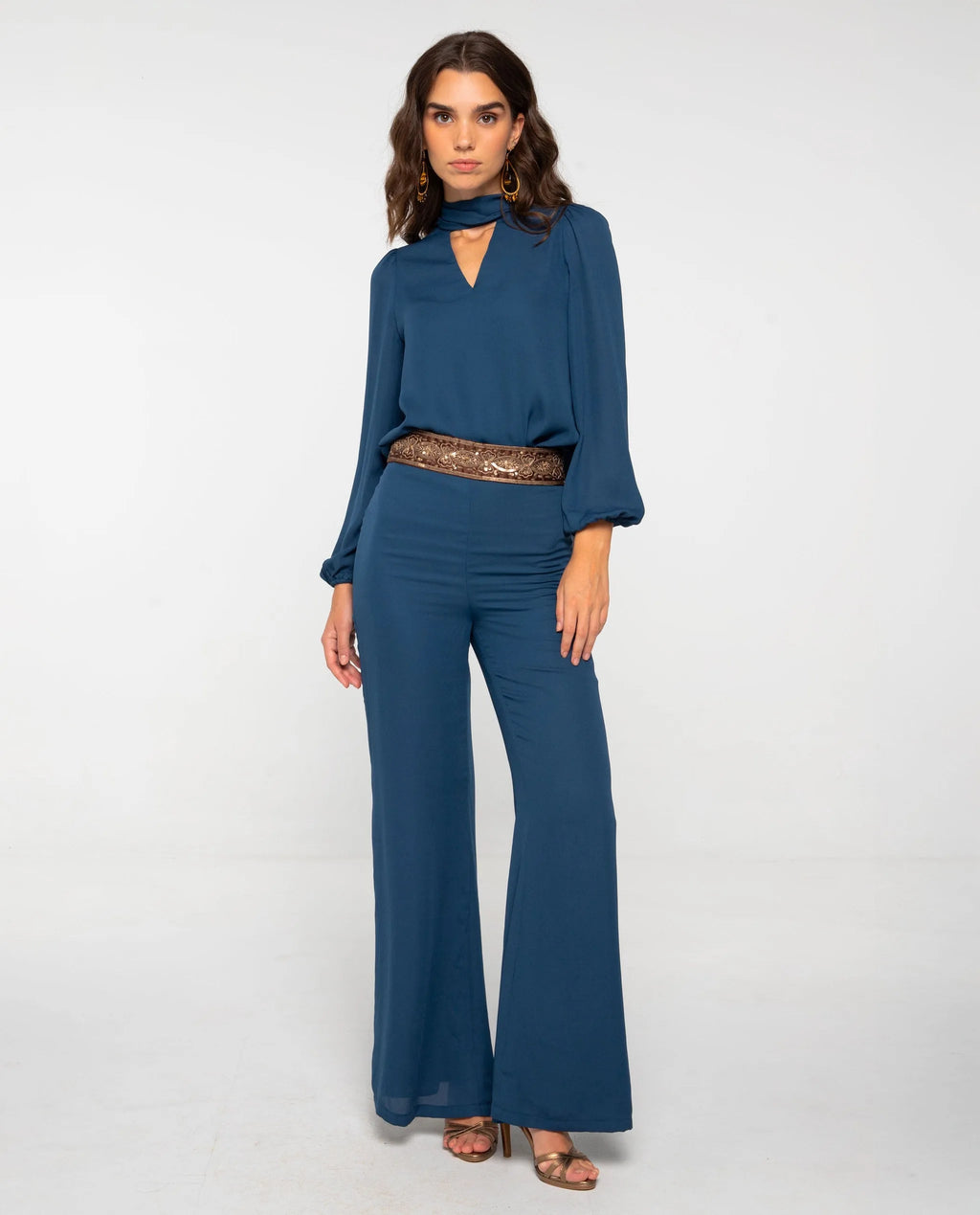 Pantalon Begoña - Bleu