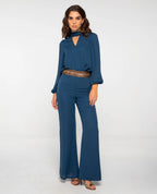 Pantalon Begoña - Bleu