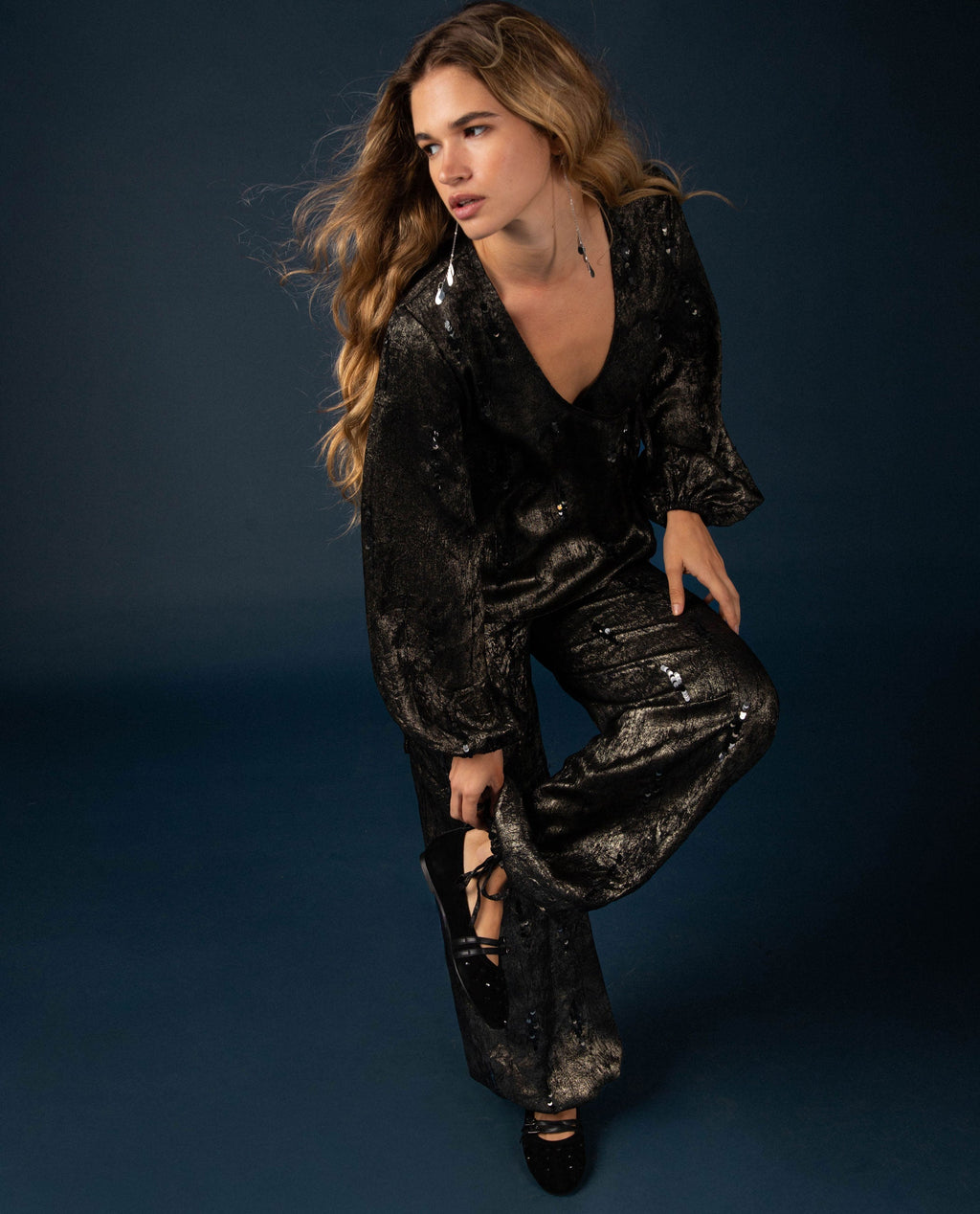 Pantalon Upper Glow - Doré