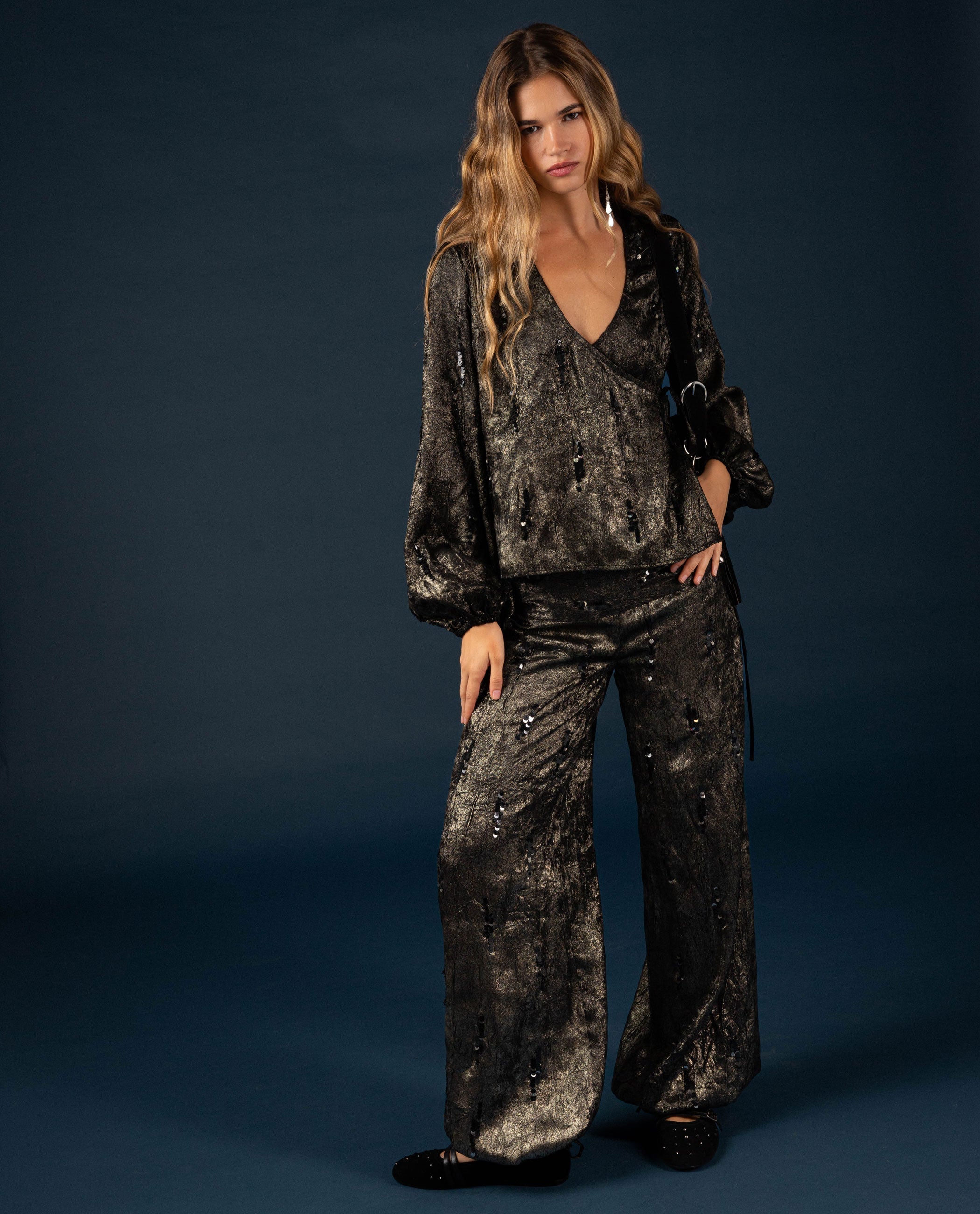 Pantalon Upper Glow - Doré
