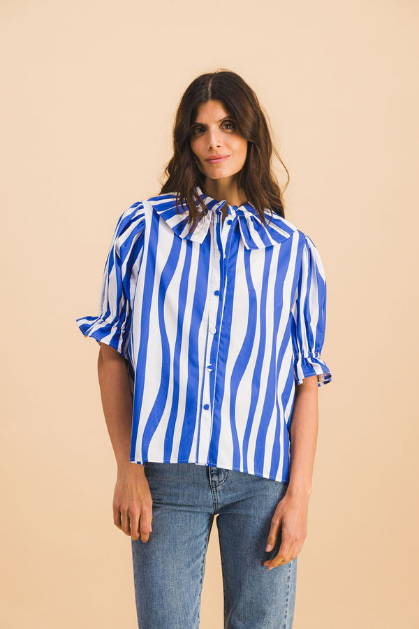 Chemisier Coline Blue Lines
