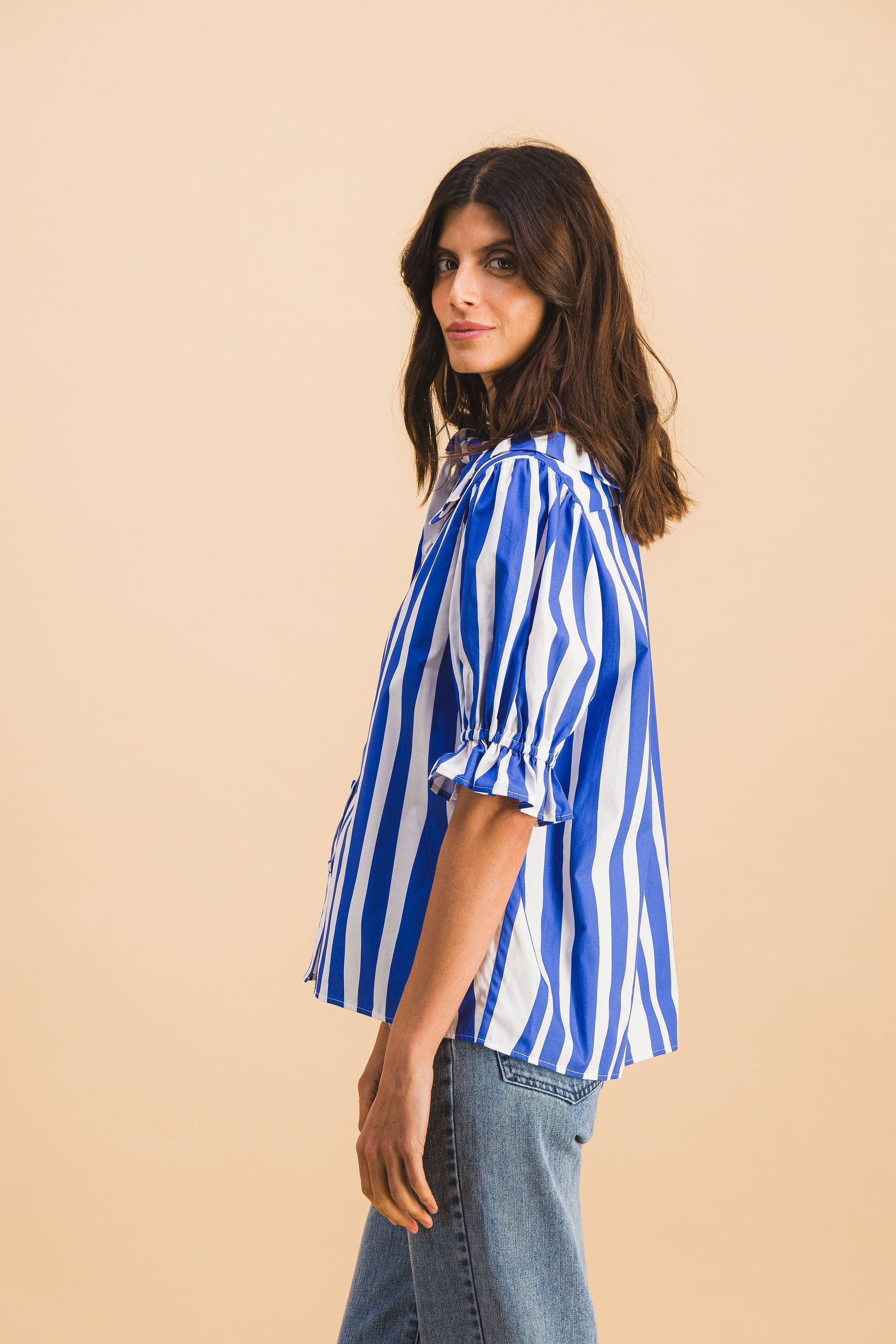 Chemisier Coline Blue Lines