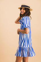 Robe Clementine Blue Lines