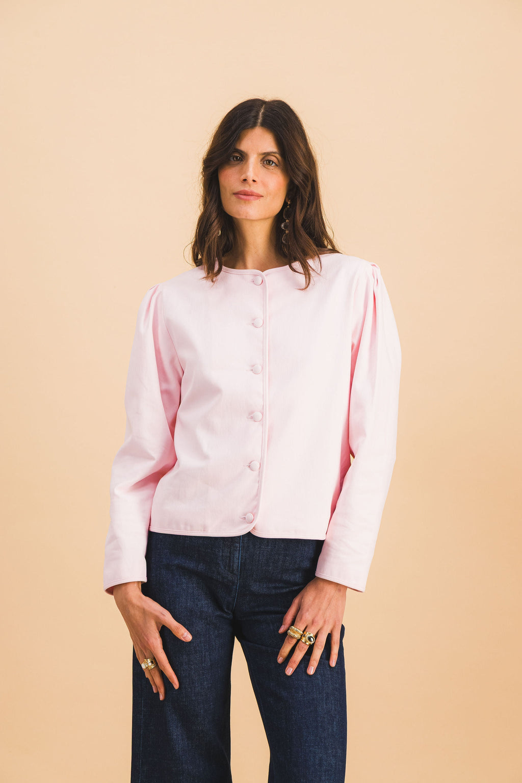 Veste Diane Rose Pâle
