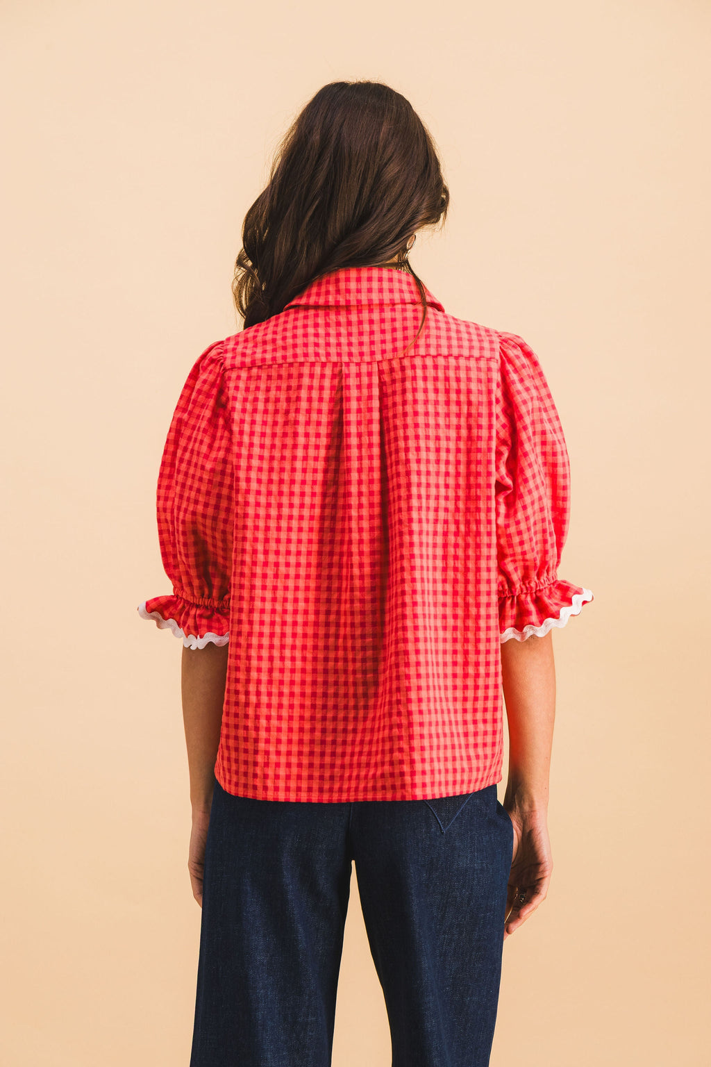 Chemise Jim Carreaux Rouges