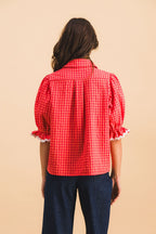 Chemise Jim Carreaux Rouges