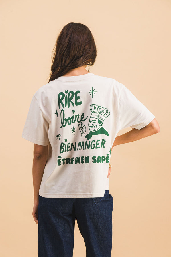 T-Shirt Pizza Yolo Vert