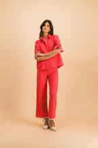 Chemise Jim Carreaux Rouges