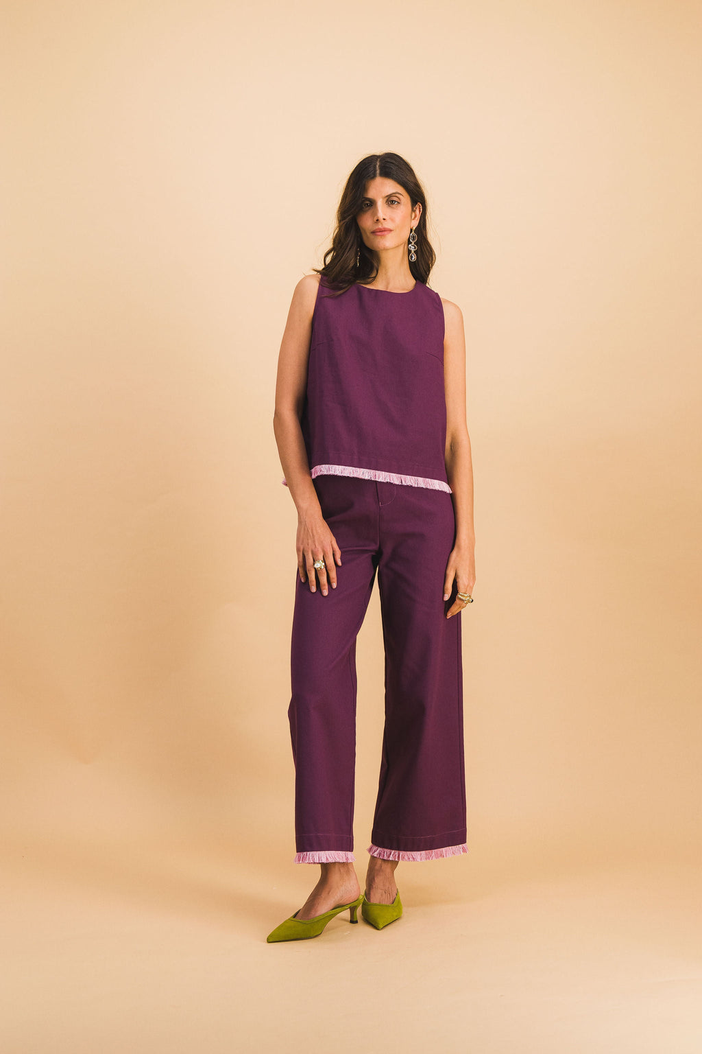 Pantalon Georgia Burgundi
