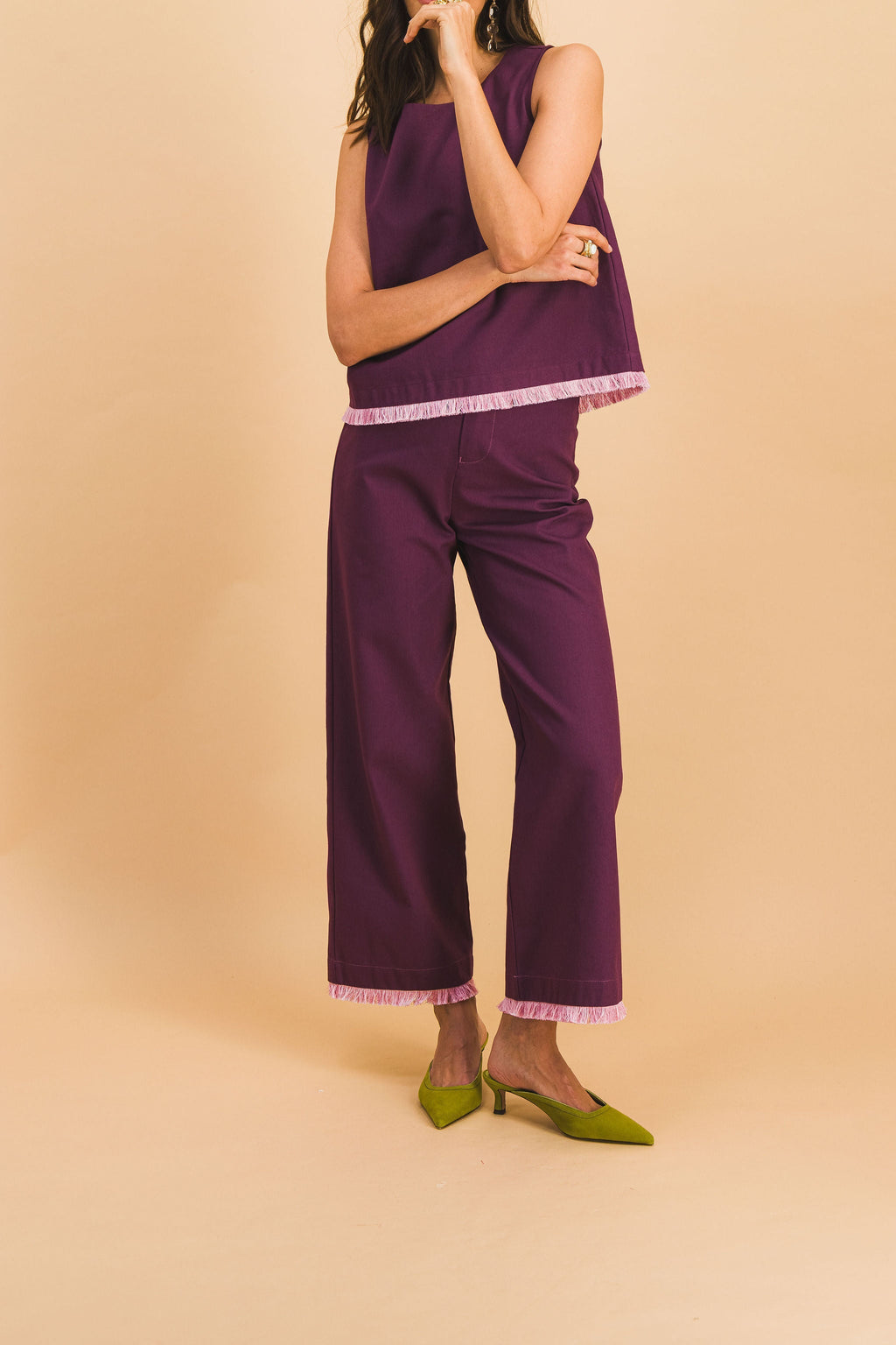 Pantalon Georgia Burgundi