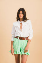 Short Dario Carreaux Vert
