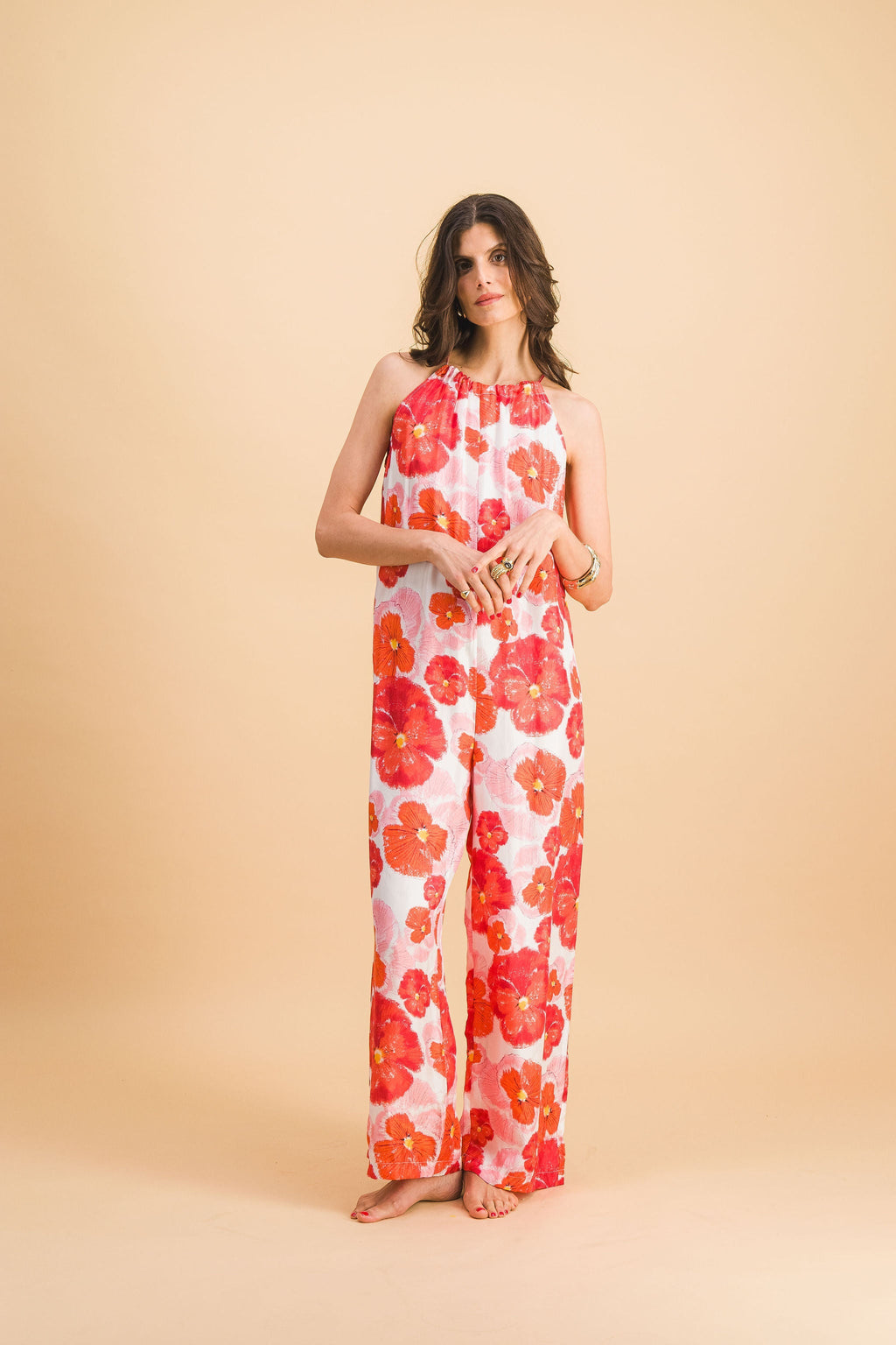 Combinaison Noémie Red Blossom