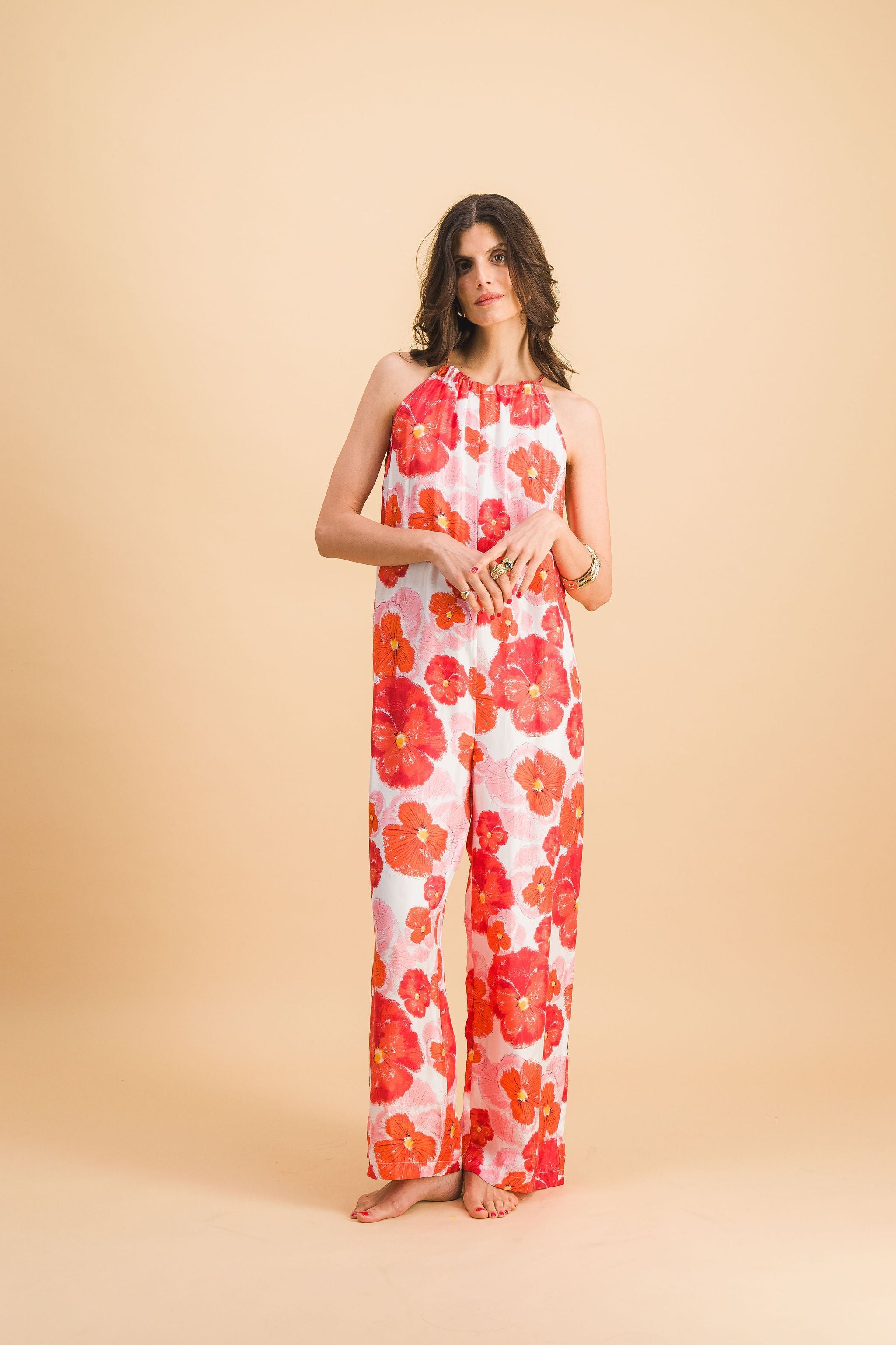 Combinaison Noémie Red Blossom