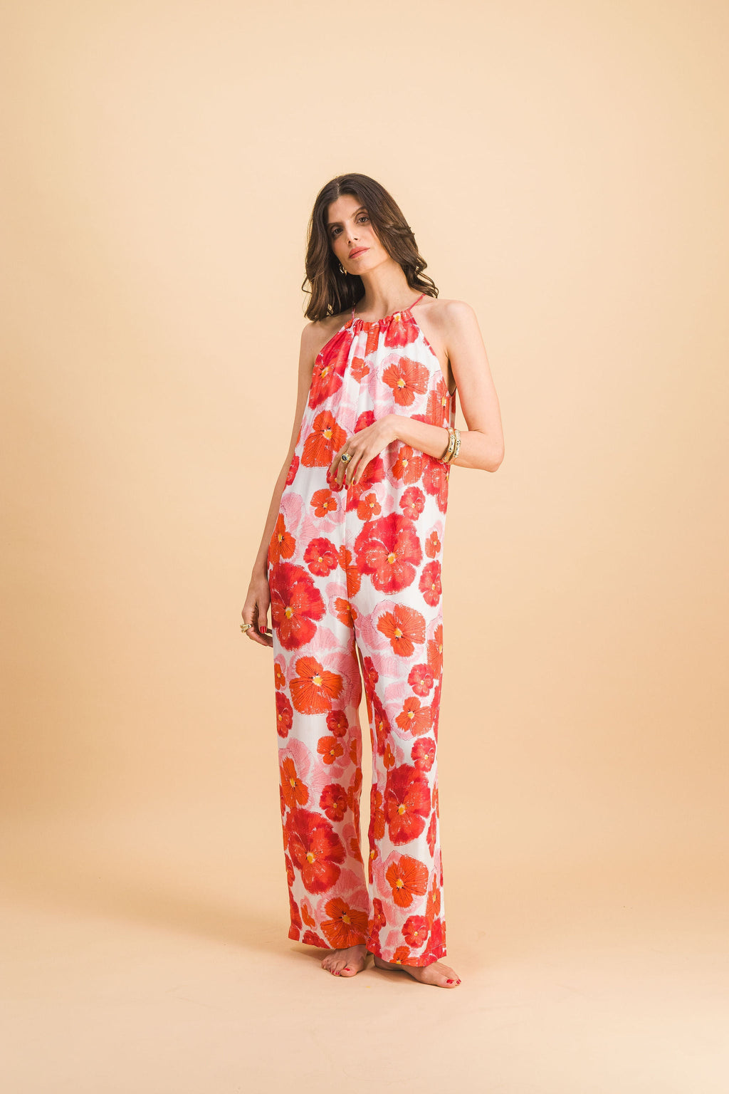 Combinaison Noémie Red Blossom