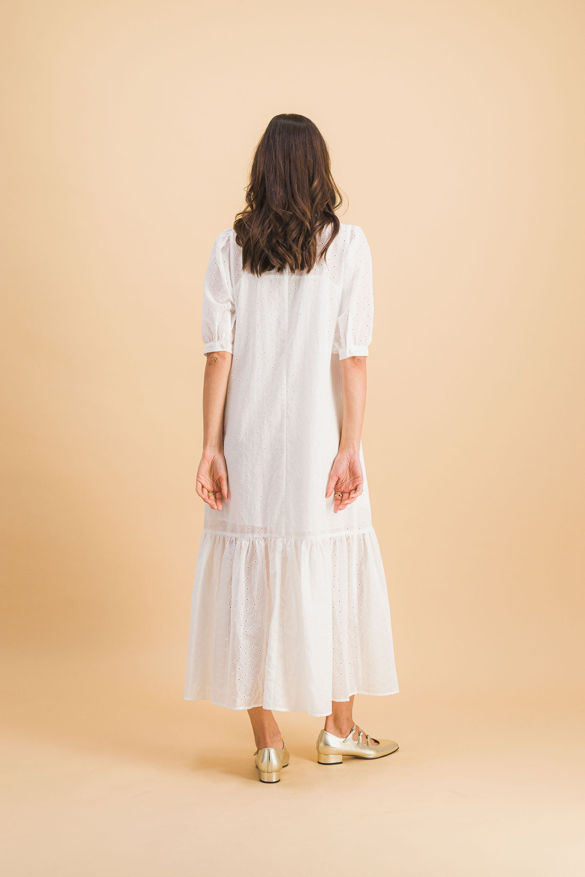 Robe Clemence En Coton Brodé X Donatelle Godart