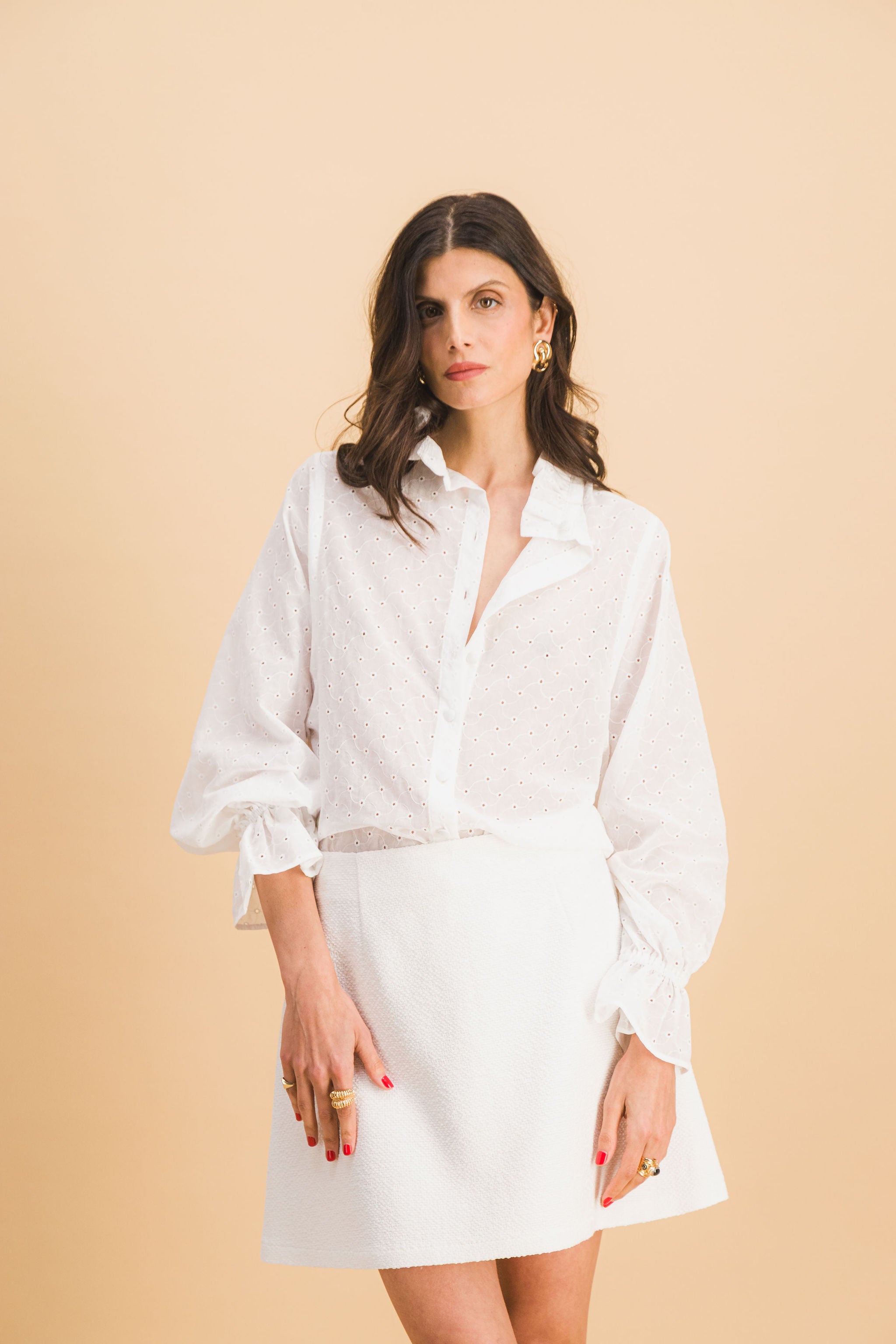 Blouse Josepha Coton Brodé X Donatelle Godart