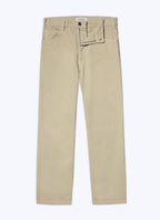 Fursac - Pantalon Flare En Twill De Coton Beige
