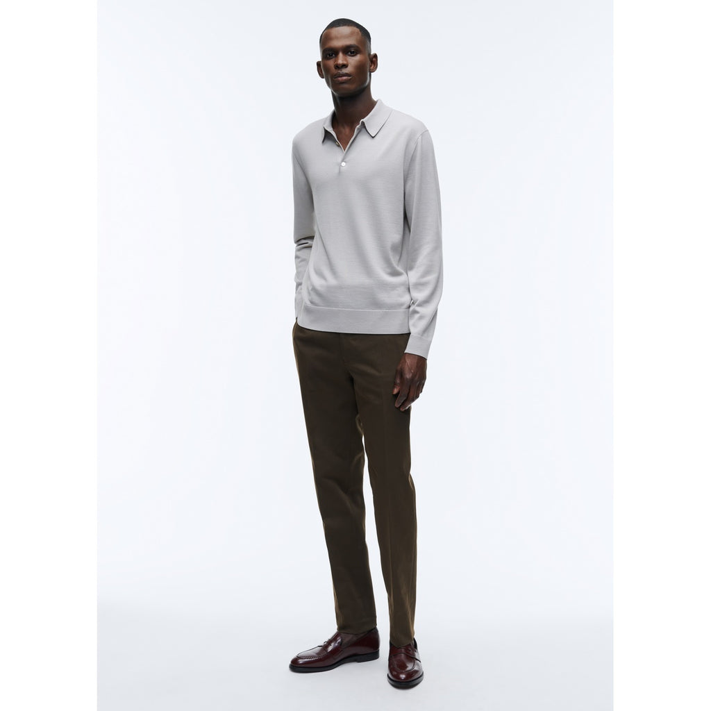 Fursac - Chino En Gabardine De Coton Marron