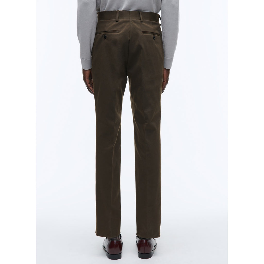Fursac - Chino En Gabardine De Coton Marron