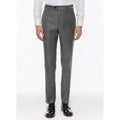 Fursac - Pantalon En Tweed De Laine Gris