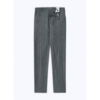 Fursac - Pantalon En Tweed De Laine Gris