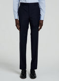 Fursac - Pantalon Costume Toile Unie - Marine