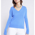 Notshy - Pull Cachemire - Bleu Mediterranee