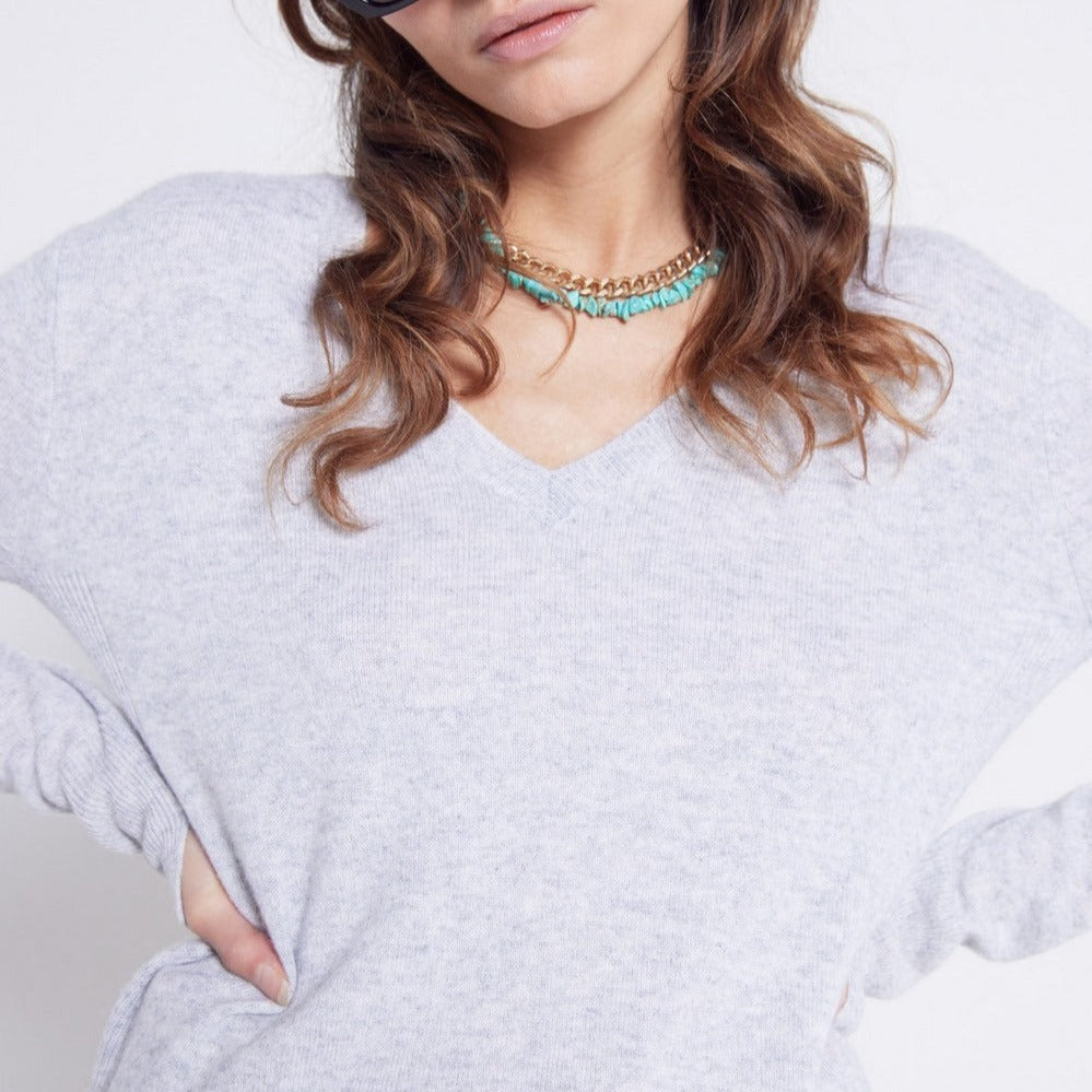 Notshy - Pull Cachemire - Gris Intemporel