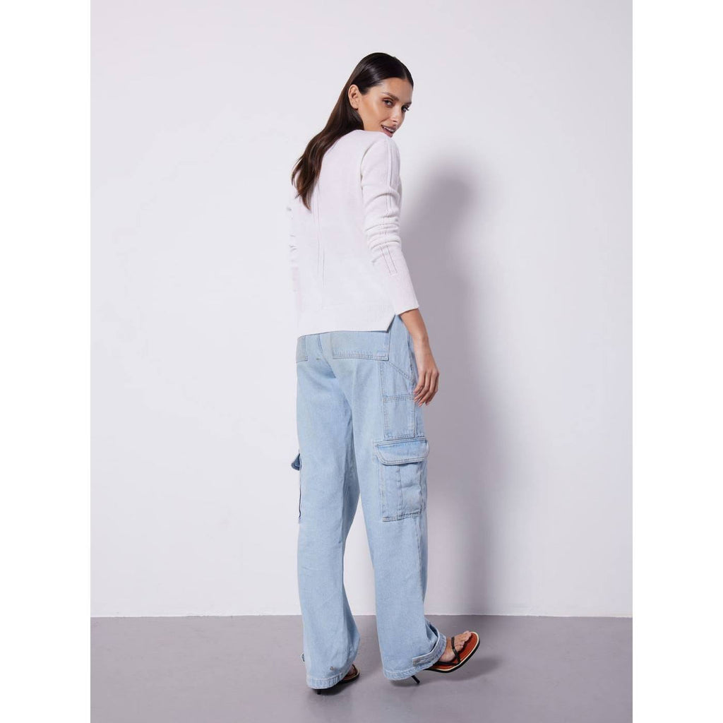Notshy - Pull Cachemire Col Rond Marcia - Lys