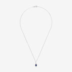 Pendentif "Courtoisie" Diamant 0,0,09/24 Saphir 0,6