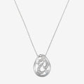 Pendentif "Kanagawa" - Or Blanc 375/1000