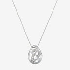 Pendentif "Kanagawa" - Or Blanc 375/1000