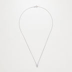 Pendentif "Mon Brillant" D: 0,12/25 - Or Blanc 375/1000