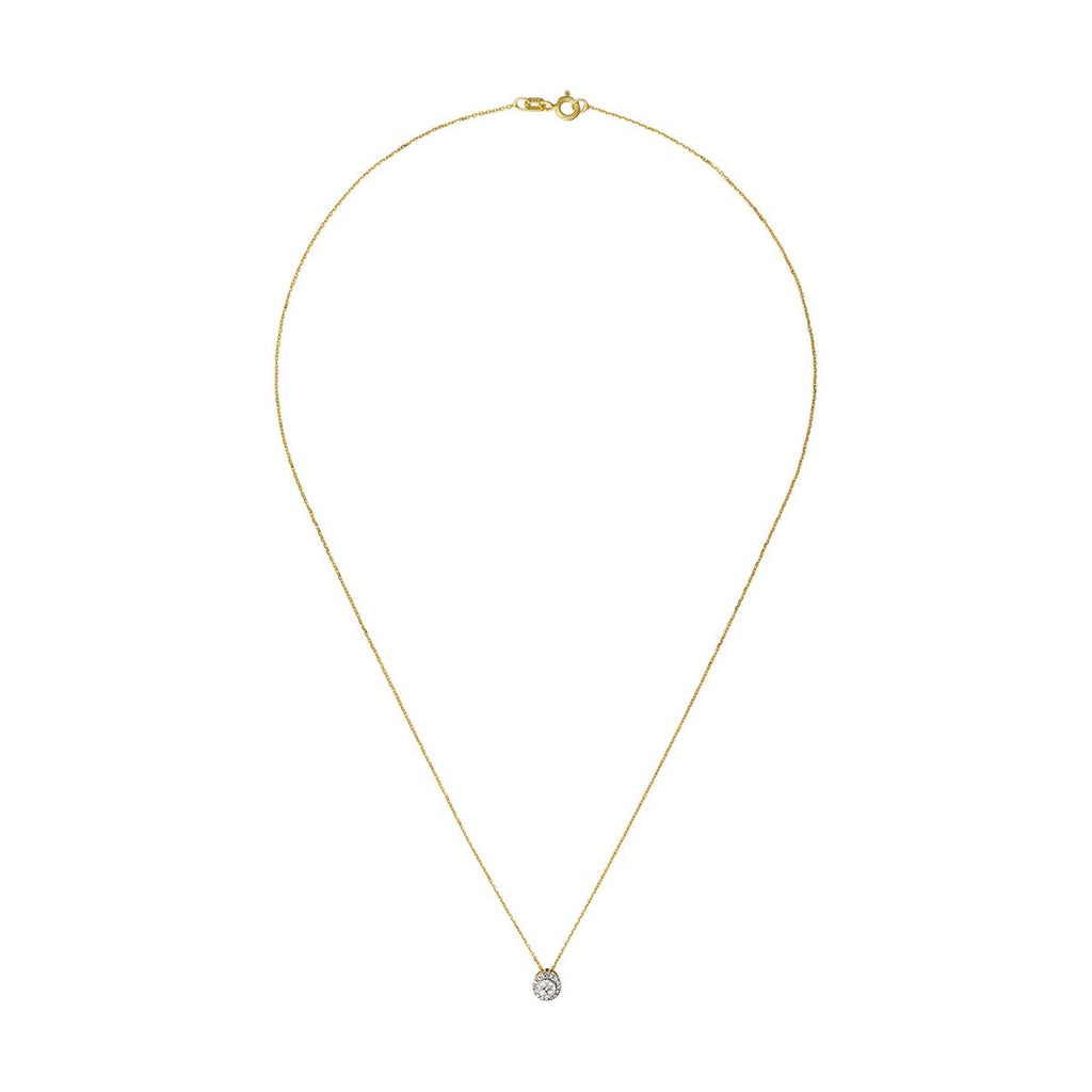 Pendentif "Mon Brillant" Diamants : 0,12/25 - Or Jaune