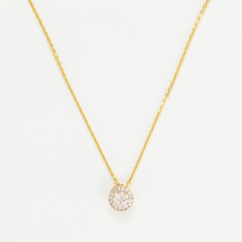 Pendentif "Mon Brillant" Diamants : 0,12/25 - Or Jaune